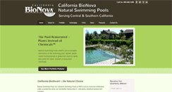 Desktop Screenshot of californiabionova.com